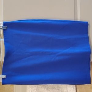 Royal blue pencil skirt